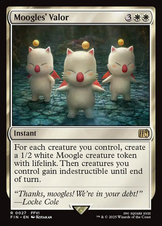 Moogles' Valor front