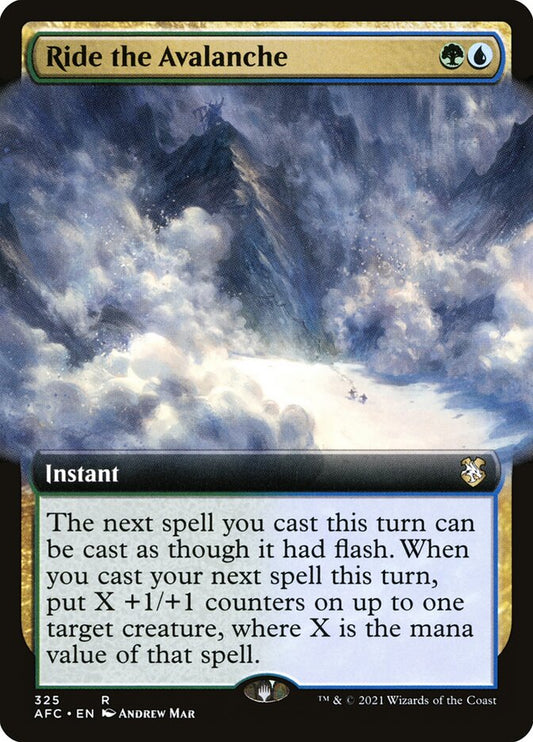 Ride the Avalanche front