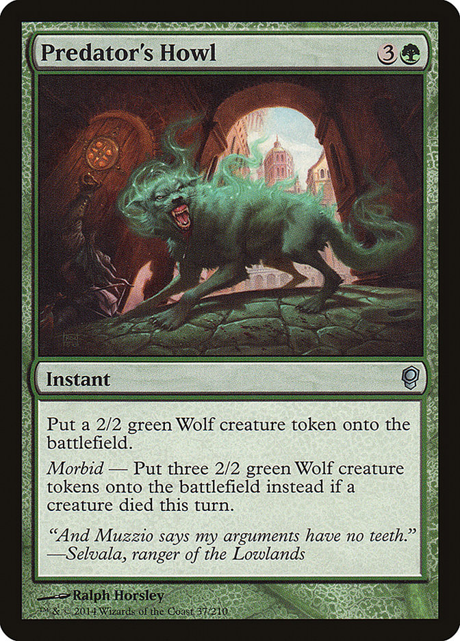 Predator's Howl front