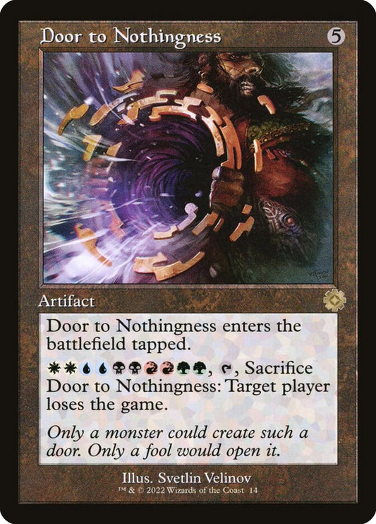 Door to Nothingness front