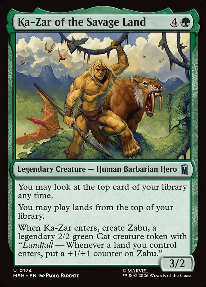 Ka-Zar of the Savage Land front