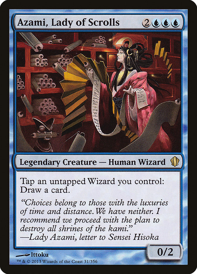 Azami, Lady of Scrolls front