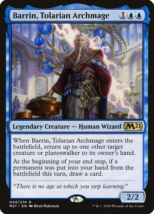 Barrin, Tolarian Archmage front