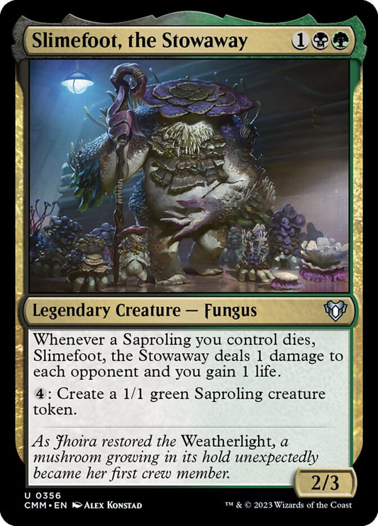 Slimefoot, the Stowaway front