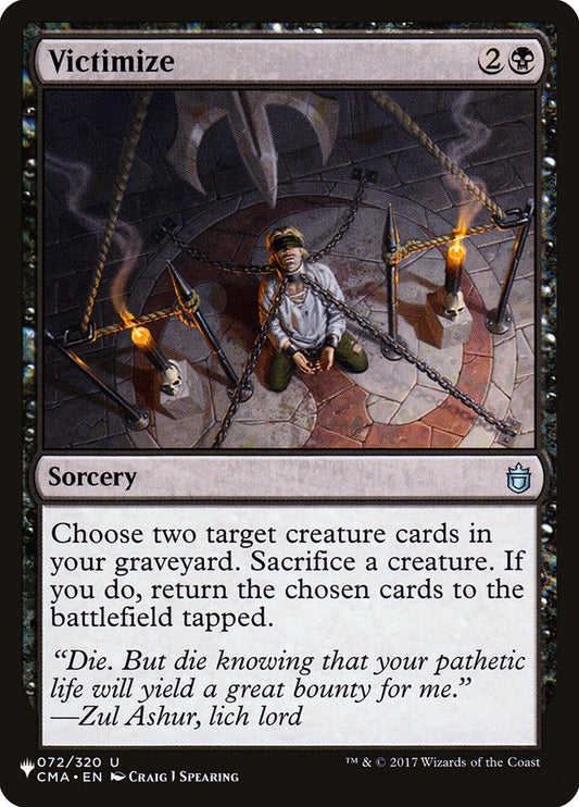 Victimize front