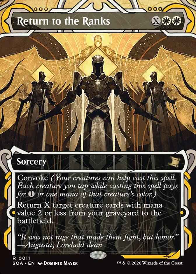 Return to the Ranks (Borderless)