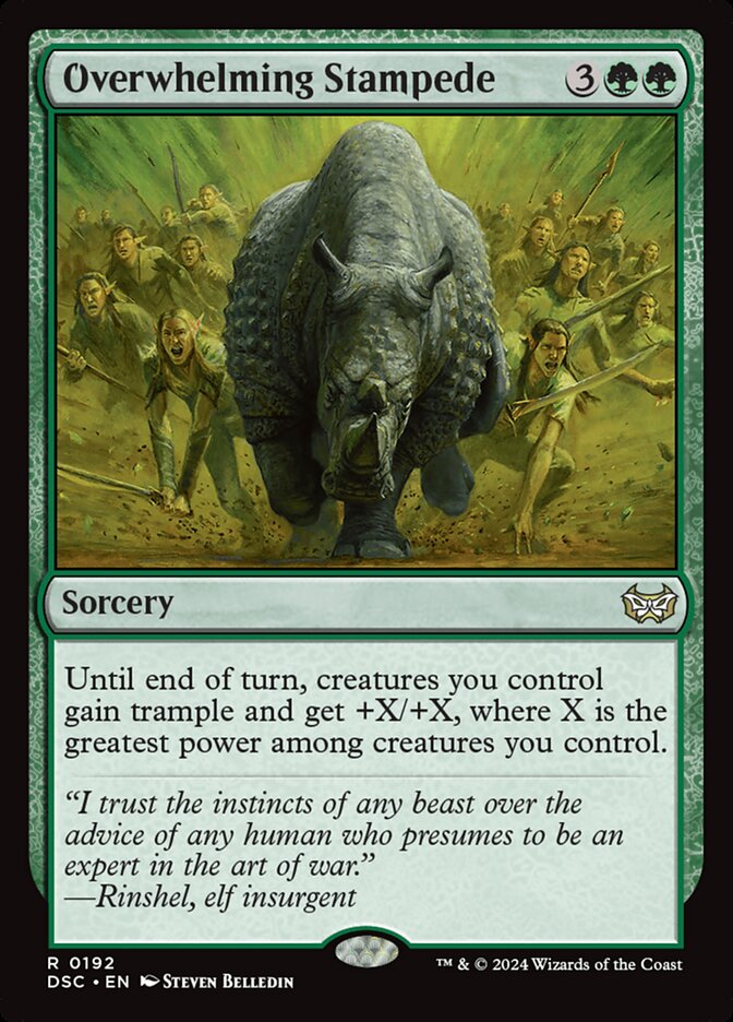 Overwhelming Stampede front