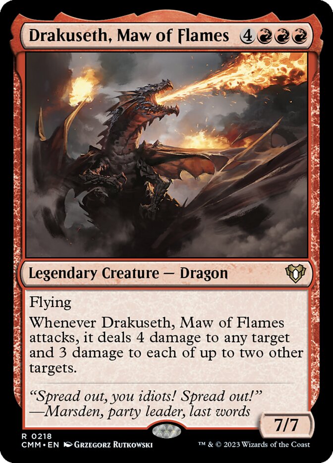 Drakuseth, Maw of Flames front