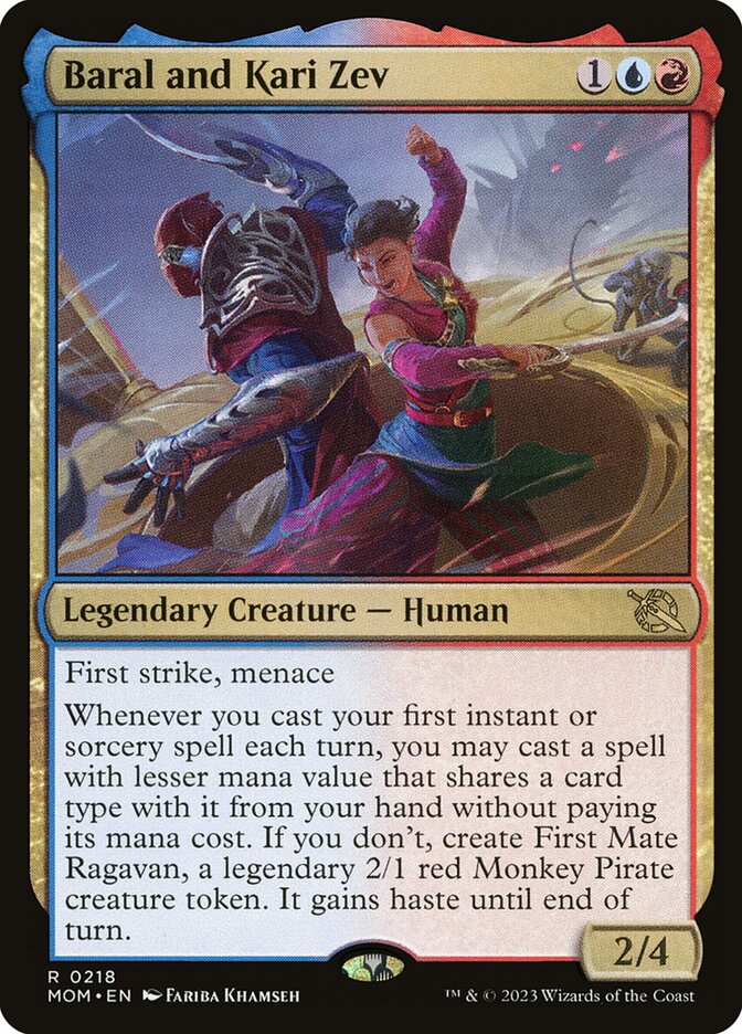 Baral and Kari Zev front