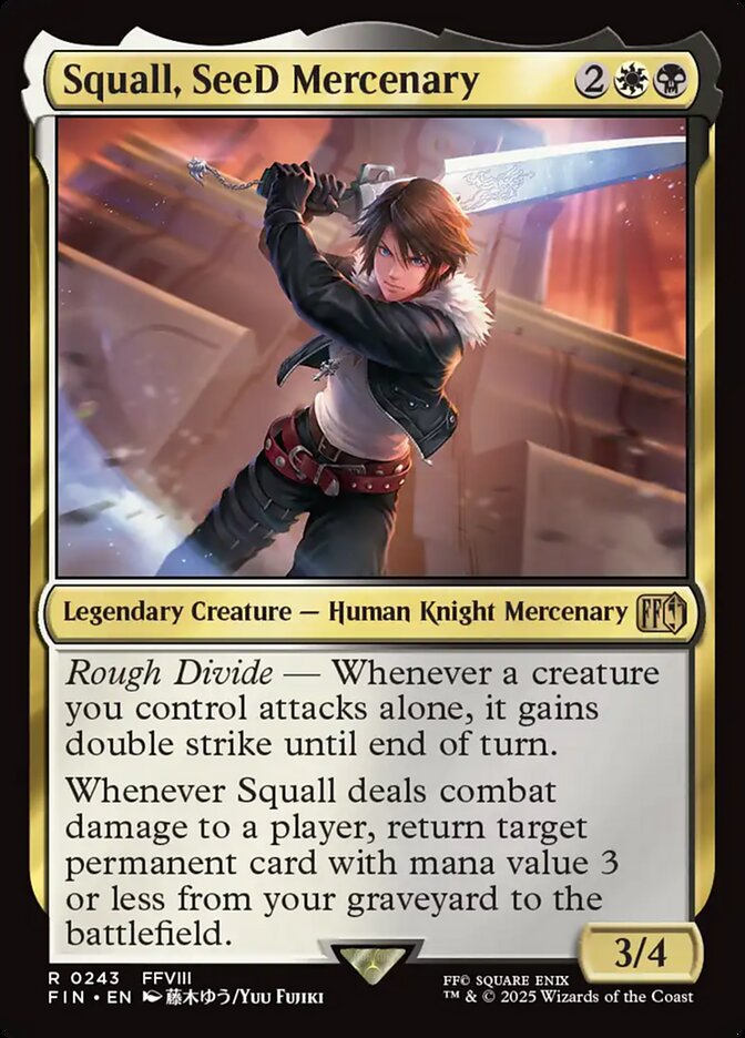 Squall, SeeD Mercenary front
