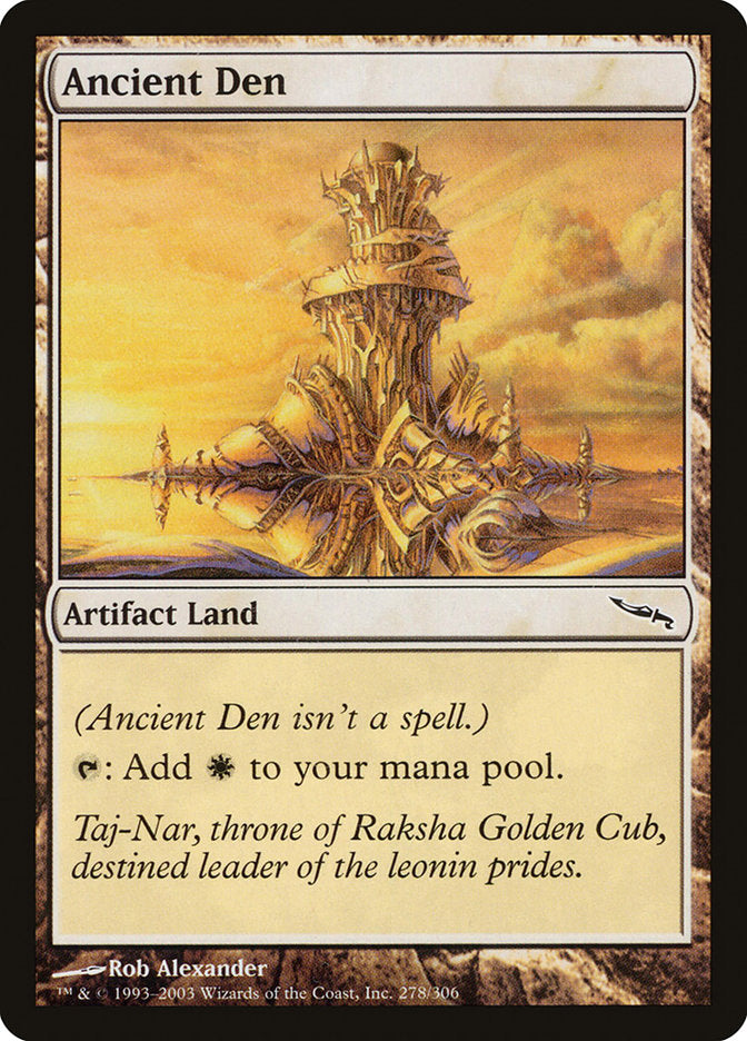 Ancient Den front
