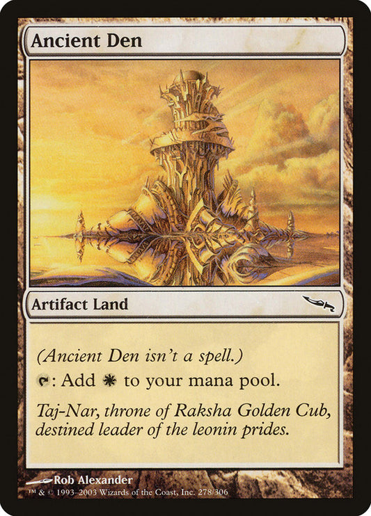Ancient Den front