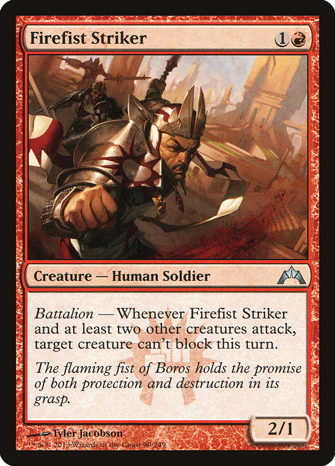 Firefist Striker front