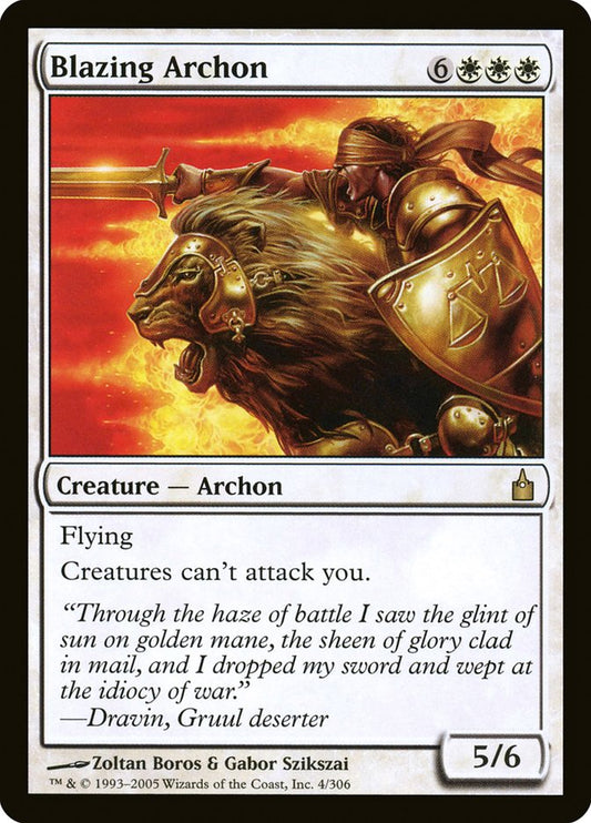 Blazing Archon front