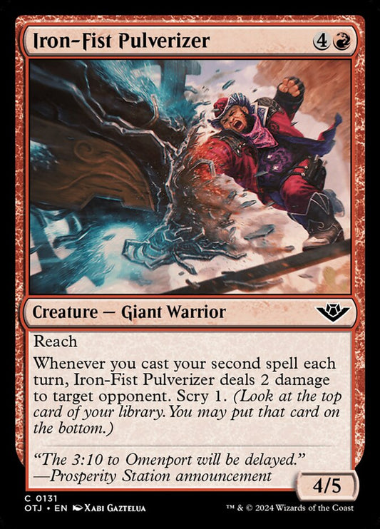 Iron-Fist Pulverizer front