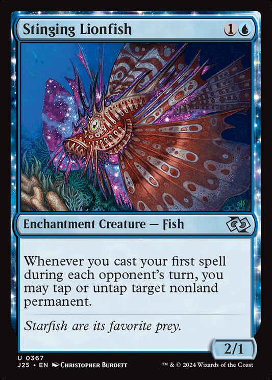 Stinging Lionfish front