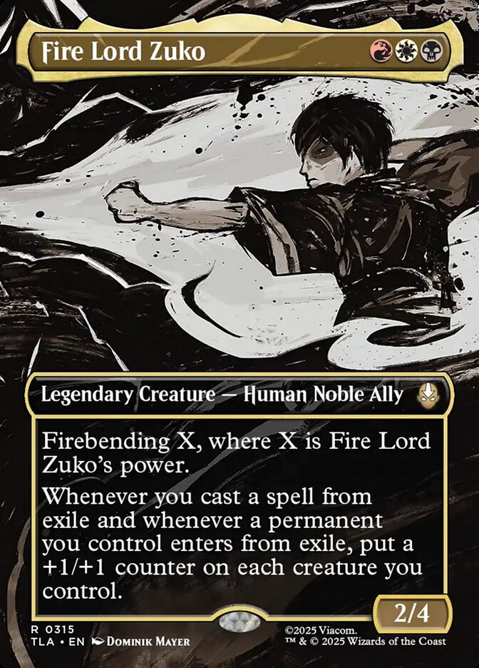 Fire Lord Zuko front