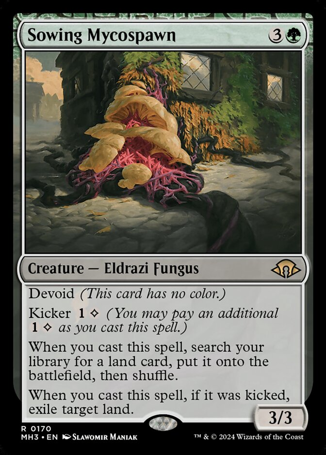 Sowing Mycospawn front