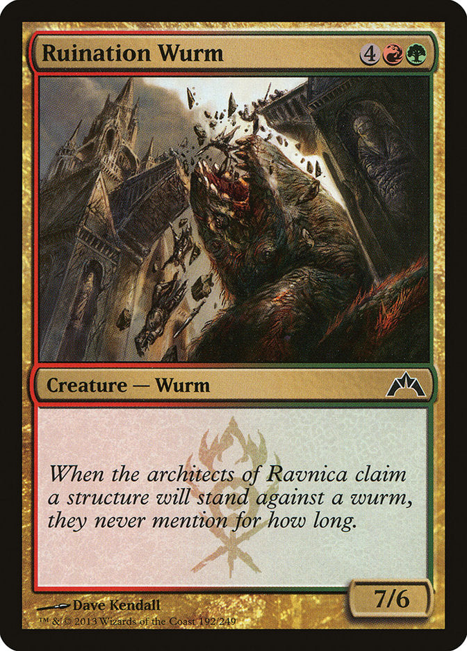 Ruination Wurm front