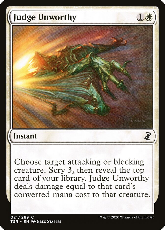 Judge Unworthy front
