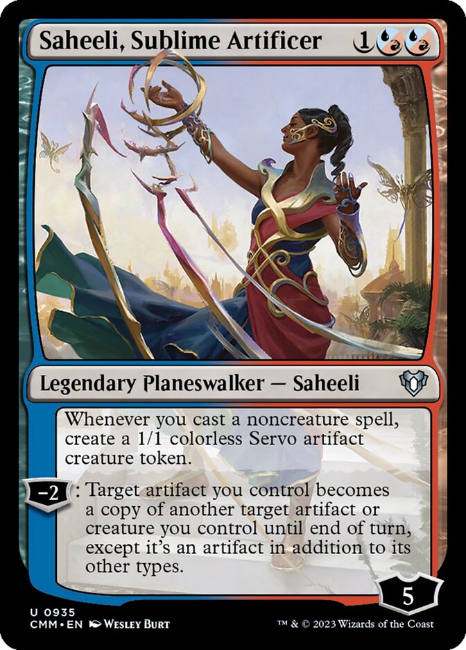 Saheeli, Sublime Artificer front