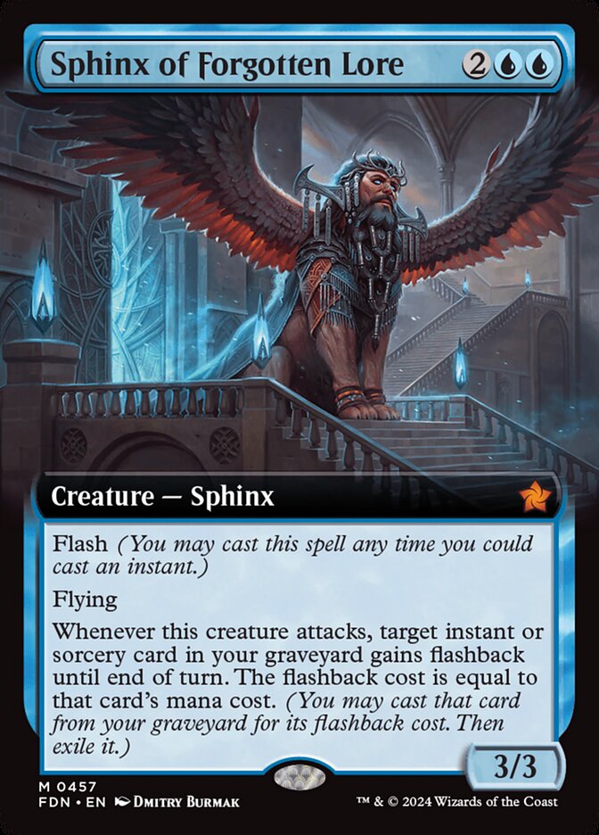Sphinx of Forgotten Lore front