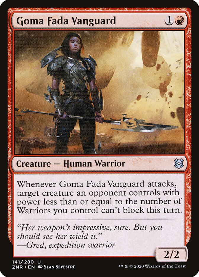 Goma Fada Vanguard front