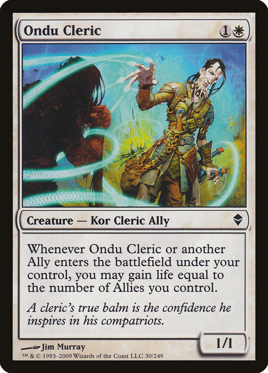 Ondu Cleric front