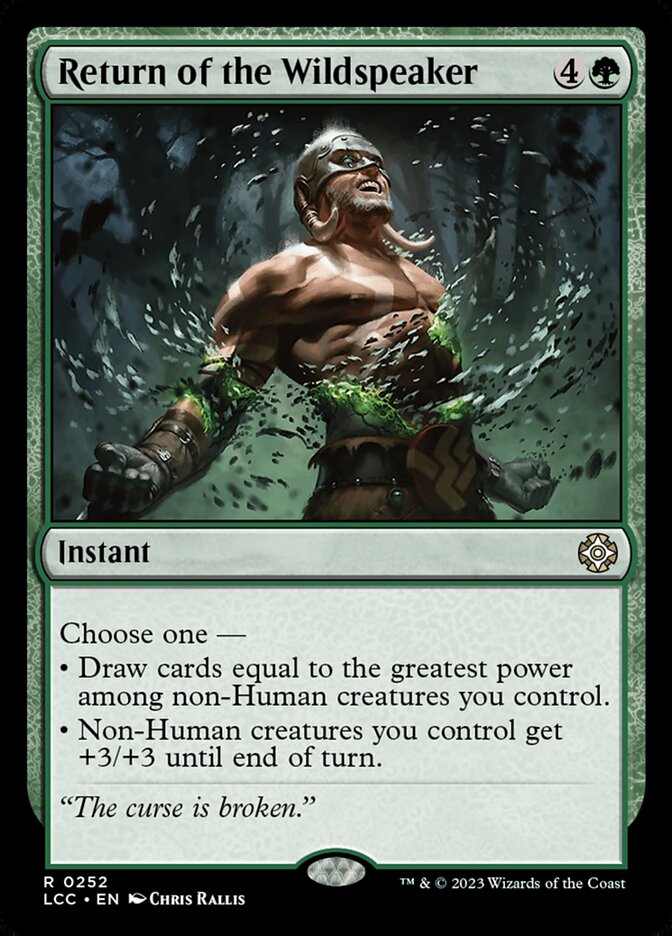 Return of the Wildspeaker front