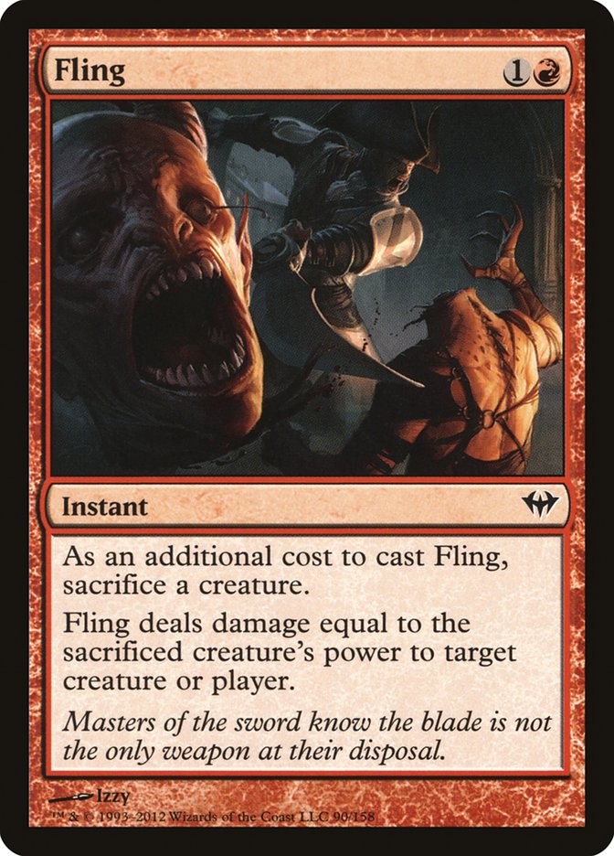 Fling front