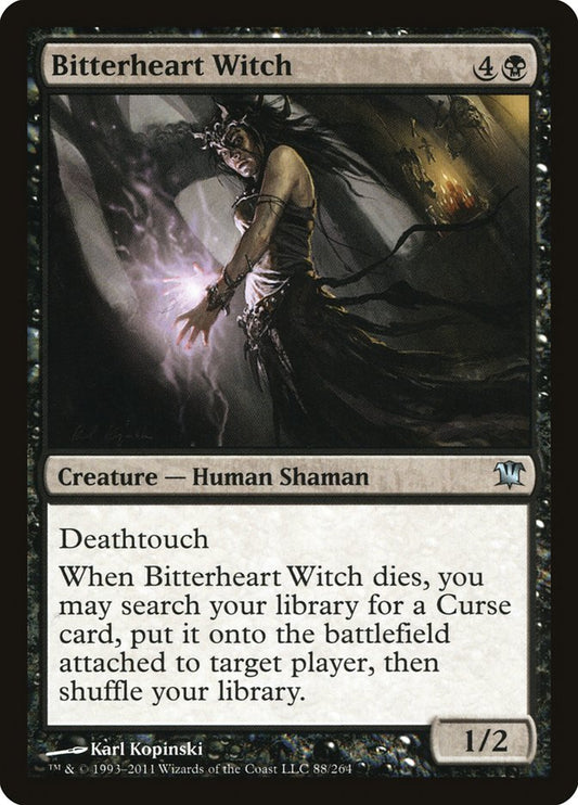 Bitterheart Witch front