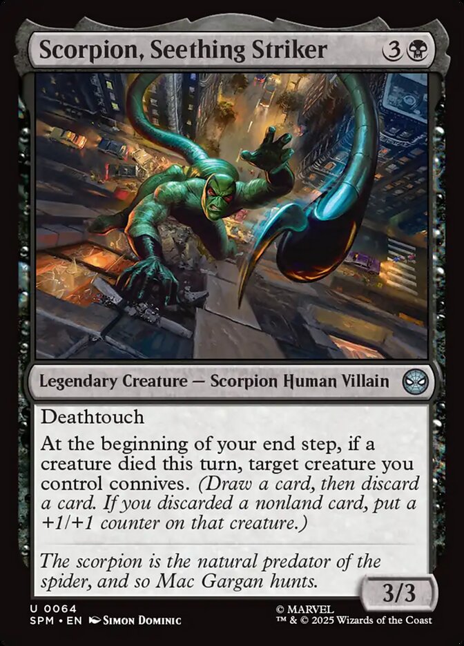 Scorpion, Seething Striker front