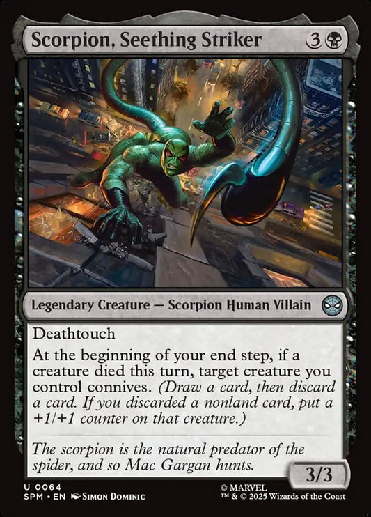 Scorpion, Seething Striker front