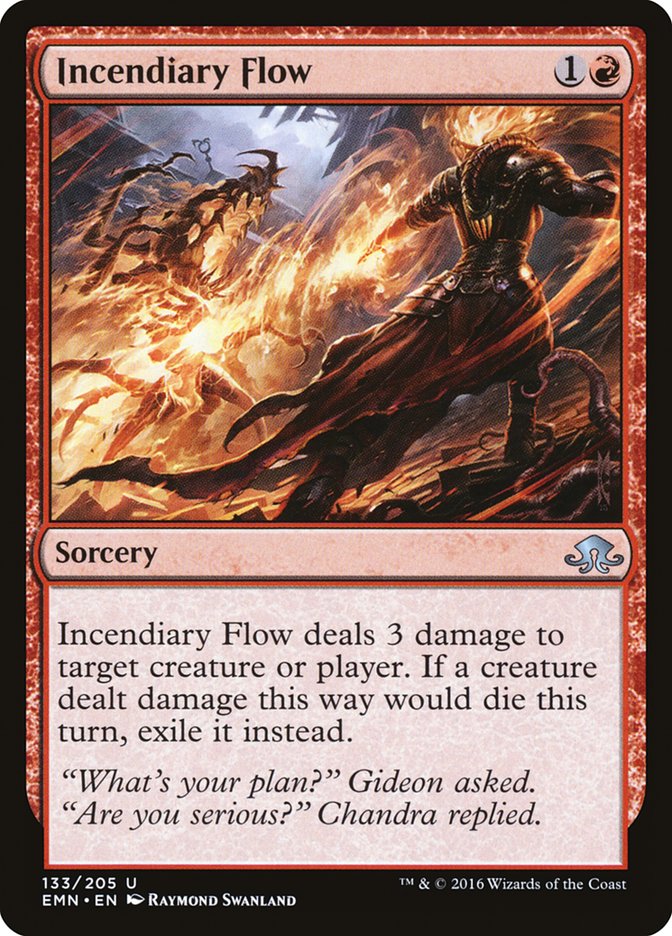 Incendiary Flow front