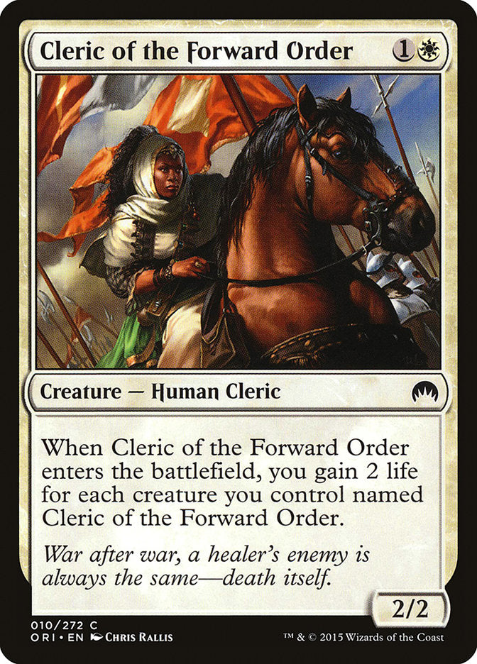 Cleric of the Forward Order front