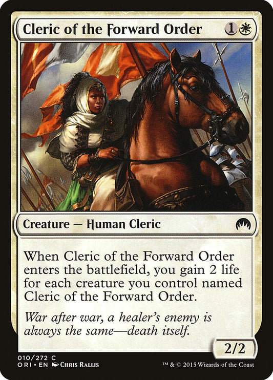 Cleric of the Forward Order front