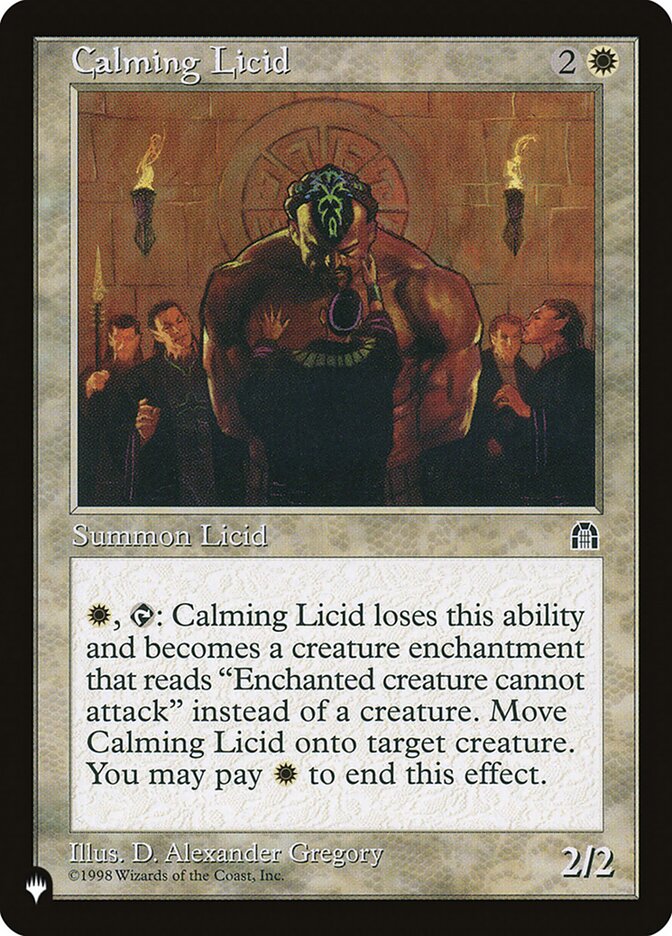 Calming Licid front