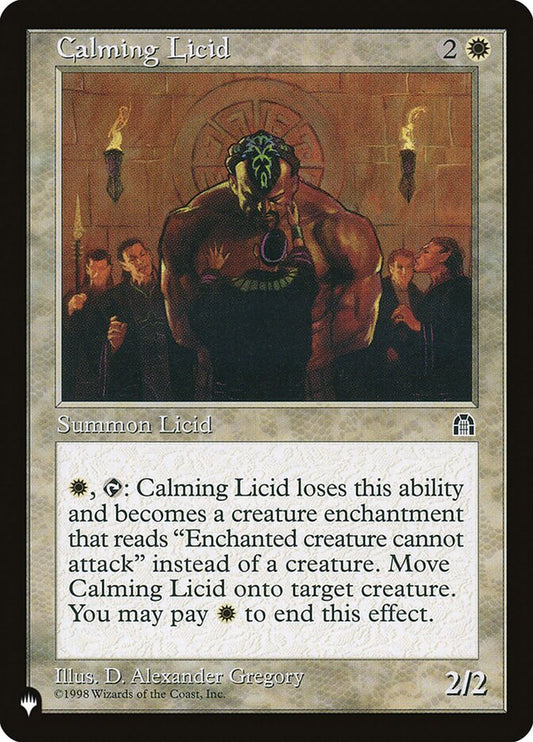 Calming Licid front