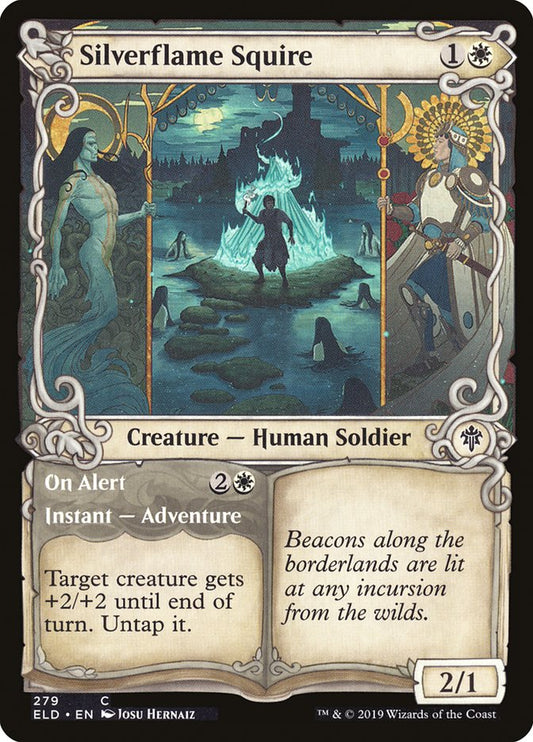 Silverflame Squire // On Alert back