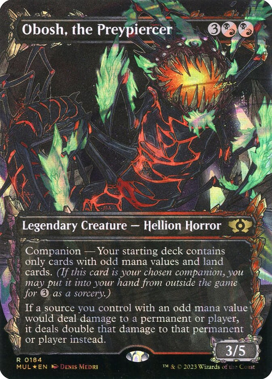 Obosh, the Preypiercer front