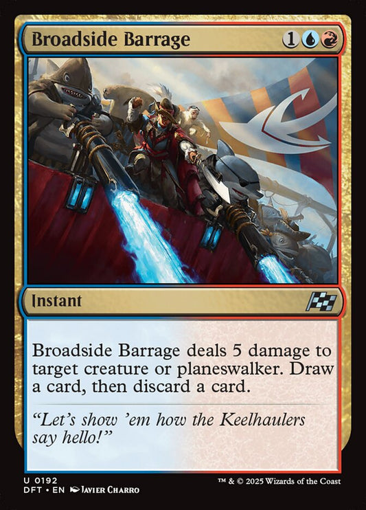 Broadside Barrage front