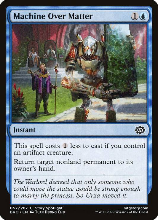 Machine Over Matter front