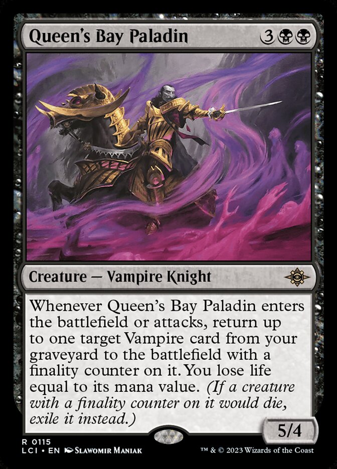 Queen's Bay Paladin front