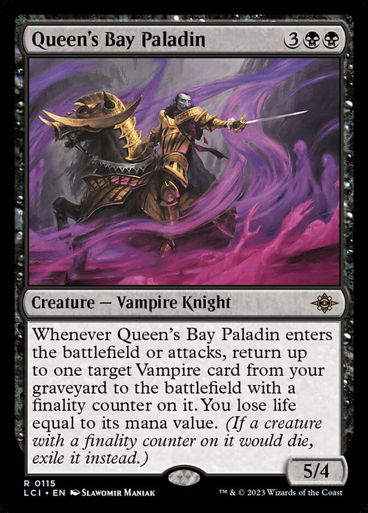 Queen's Bay Paladin front