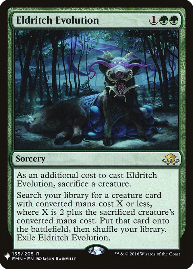 Eldritch Evolution front