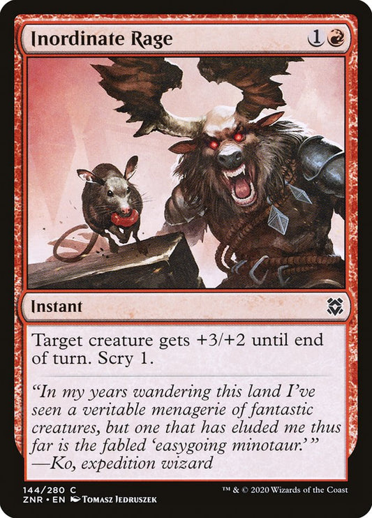 Inordinate Rage front