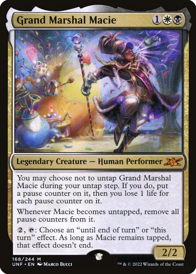 Grand Marshal Macie front