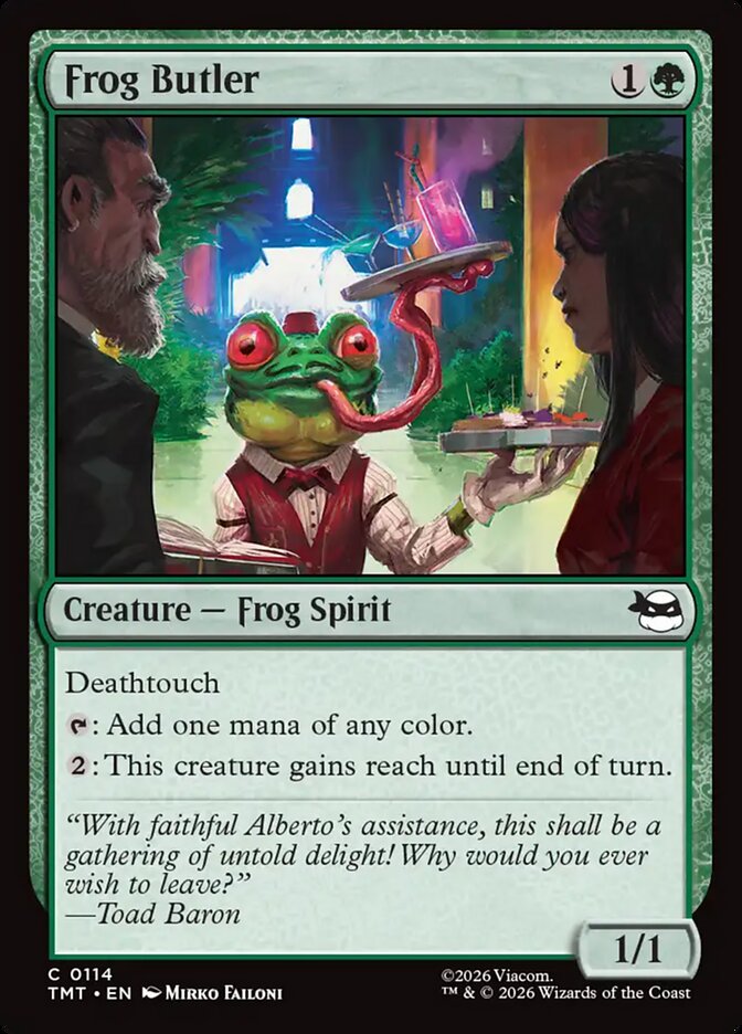 Frog Butler front