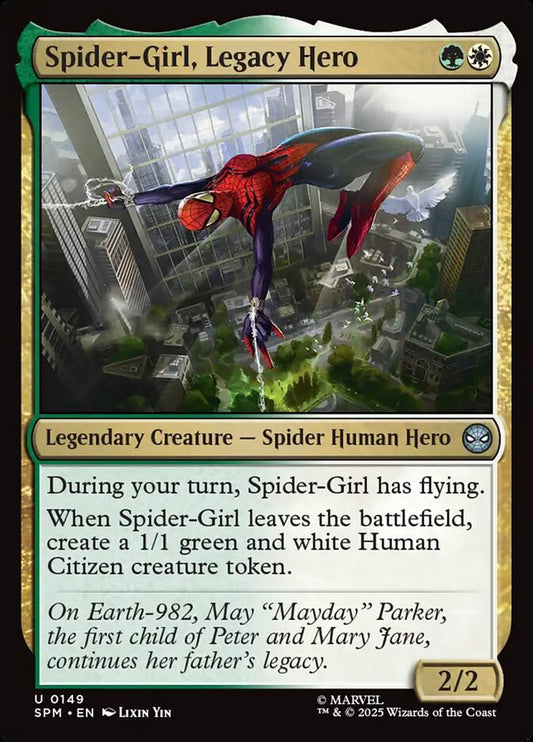 Spider-Girl, Legacy Hero front