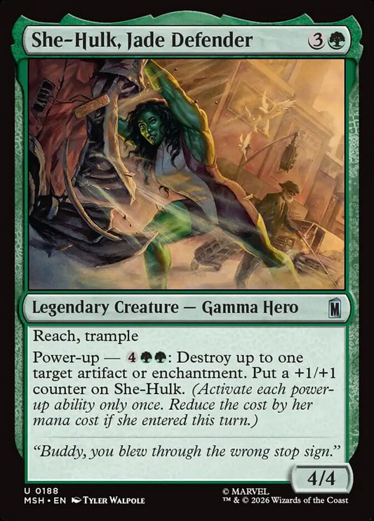 She-Hulk, Jade Defender front